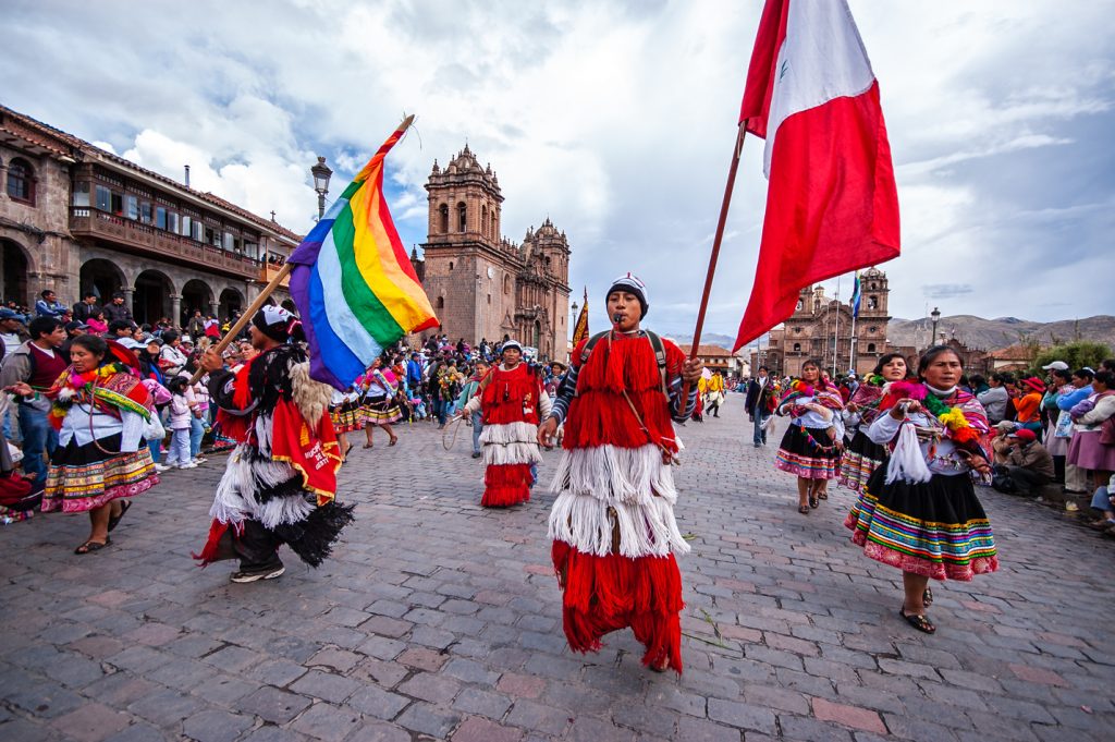 Birding and Inca culture Cuzco main square