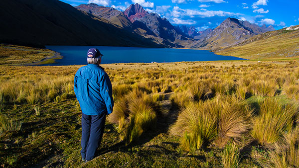 Cordillera Blanca lake Querococha Green Tours Peru